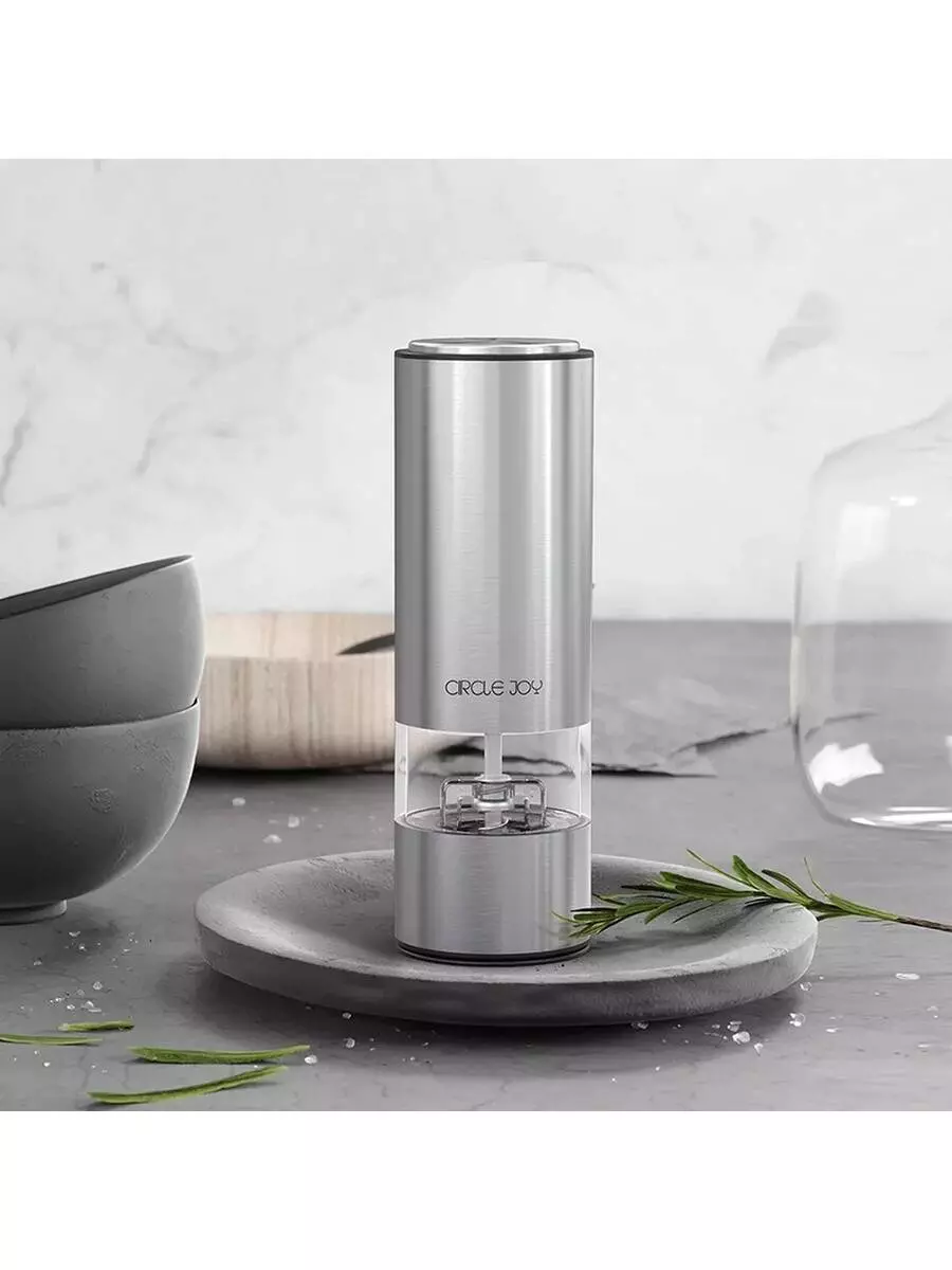 Электрическая мельница Circle Joy CJ-EG01 Silver (Серебристый) Электрическая мельница Circle Joy CJ-EG01 Silver (Серебристый)