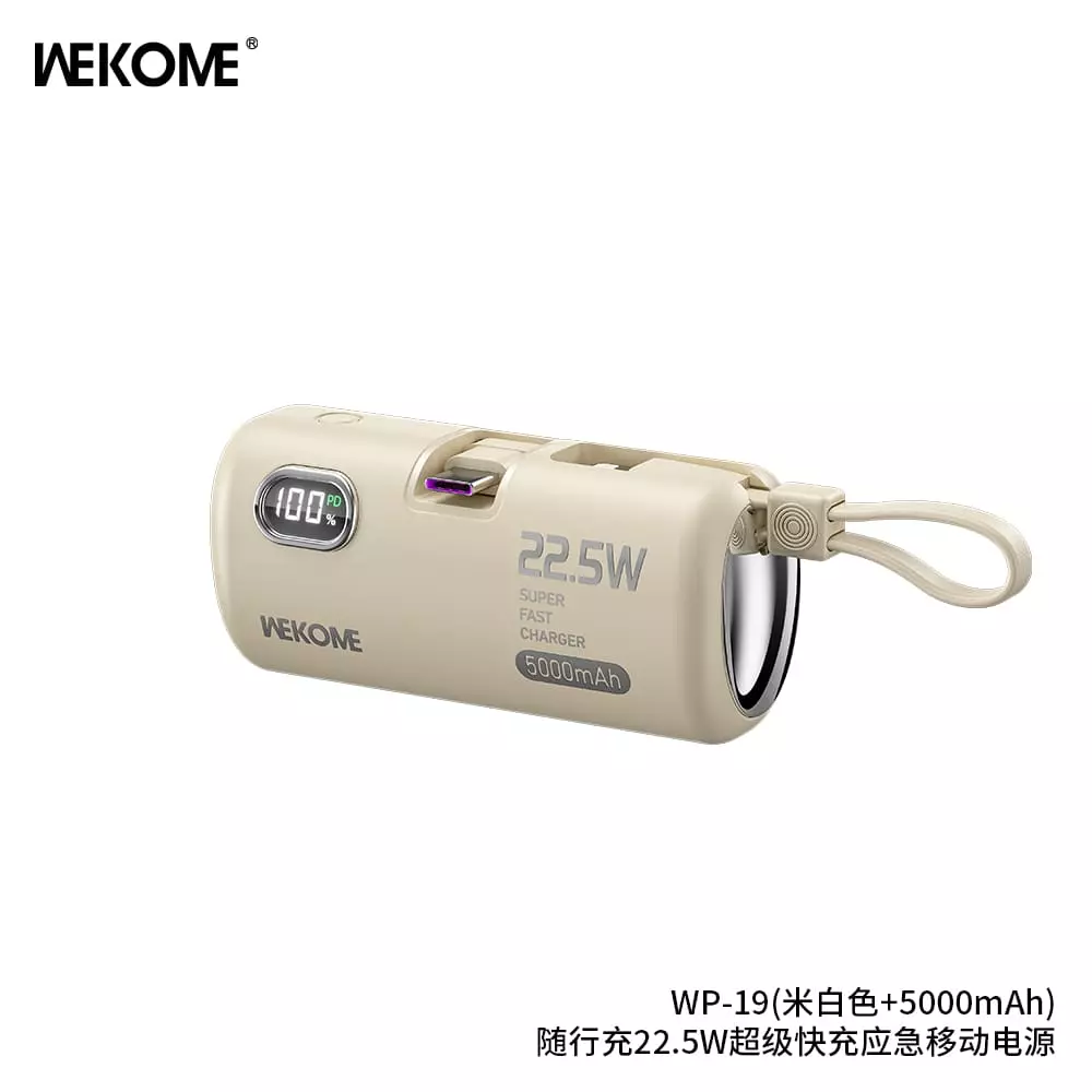 Внешний аккумулятор WEKOME WP-19 Power Bank 5000 mAh Внешний аккумулятор WEKOME WP-19 Power Bank 5000 mAh