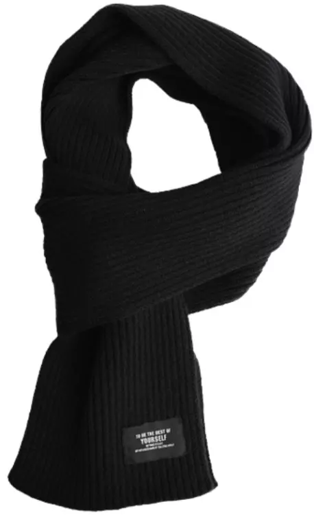 Вязаный шарф Xiaomi Youpin FO Black (Черный) Вязаный шарф Xiaomi Youpin FO Black (Черный)