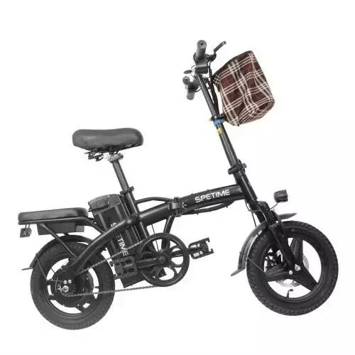 Электровелосипед Spetime E-Bike S6 Black (Черный)