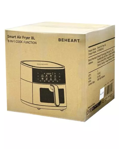 Аэрогриль BEHEART Smart Air Fryer 8L (AF-E8003-AS) White (Белый) Global Version Аэрогриль BEHEART Smart Air Fryer 8L (AF-E8003-AS) White (Белый) Global Version