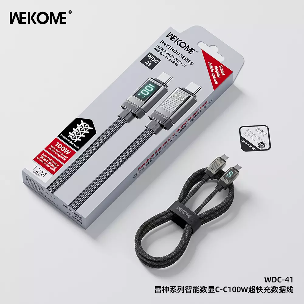 Кабель для мобильных устройств WEKOME 100W WDC-41 Black (Черный) Кабель для мобильных устройств WEKOME 100W WDC-41 Black (Черный)