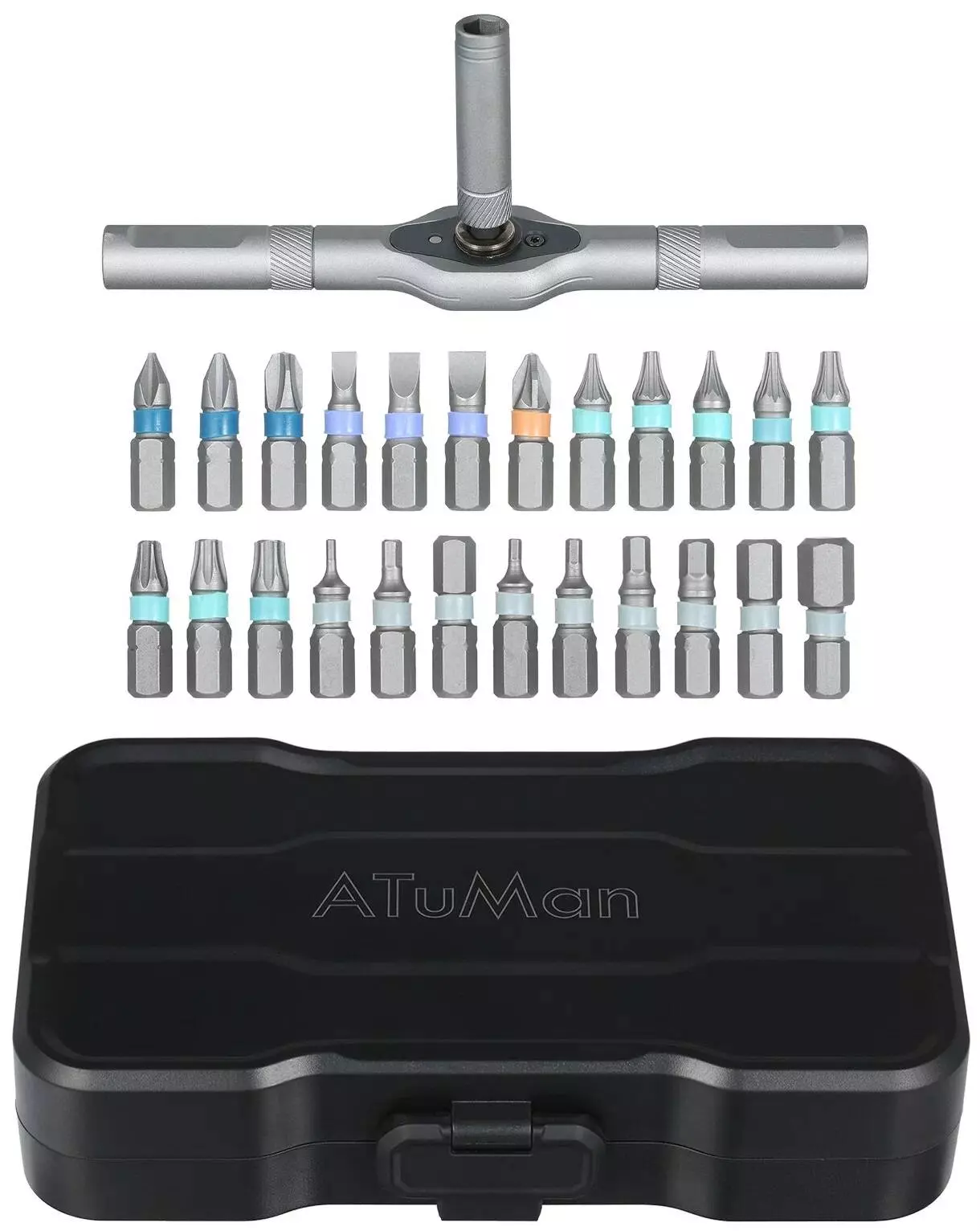 Набор инструментов Xiaomi Mijia DUKA 24 In 1 RS1 Multipurpose Ratchet Screwdriver Set (24 предм.) Black (Черный) Набор инструментов Xiaomi Mijia DUKA 24 In 1 RS1 Multipurpose Ratchet Screwdriver Set (24 предм.) Black (Черный)