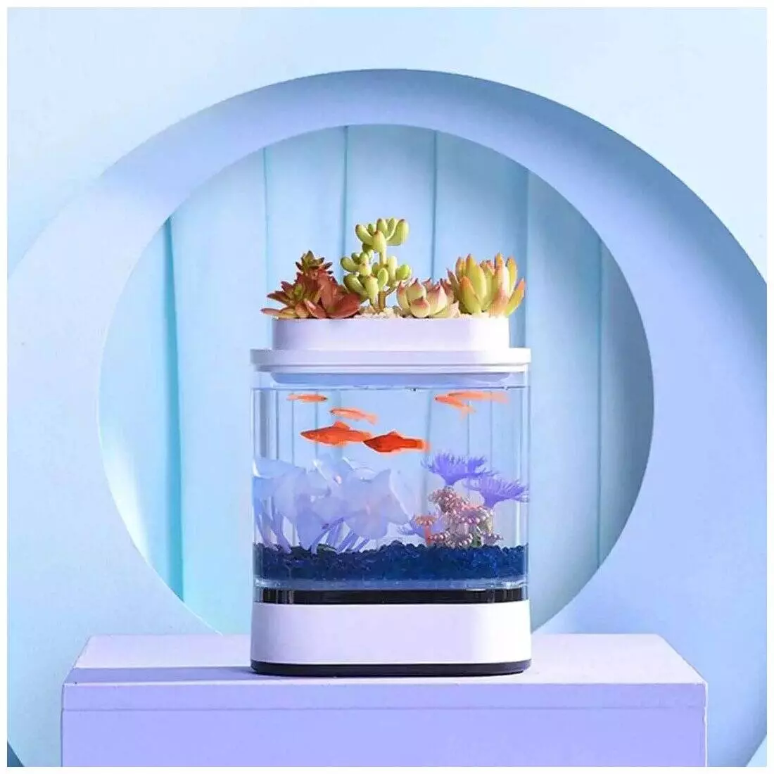 Аквариум Xiaomi Geometry Mini Lazy Fish Tank Pro C300 White (Белый) Аквариум Xiaomi Geometry Mini Lazy Fish Tank Pro C300 White (Белый)
