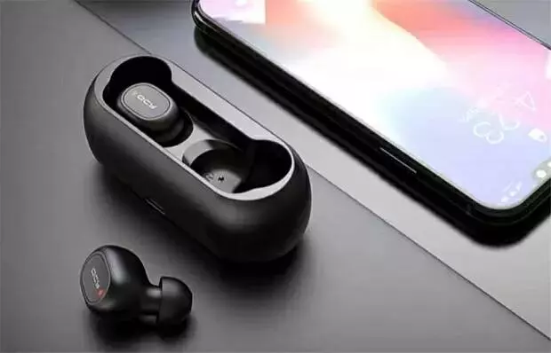 Беспроводные наушники QCY T1C Black (Черный) Беспроводные наушники QCY T1C Black (Черный)