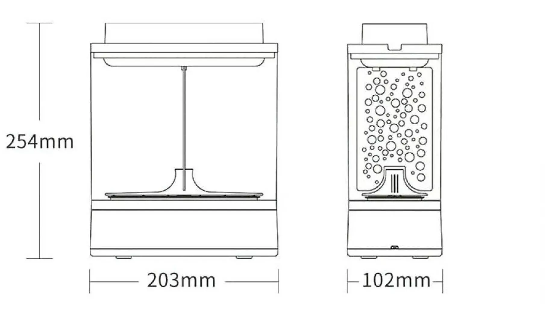 Аквариум Xiaomi Geometry Mini Lazy Fish Tank Pro C300 White (Белый) Аквариум Xiaomi Geometry Mini Lazy Fish Tank Pro C300 White (Белый)