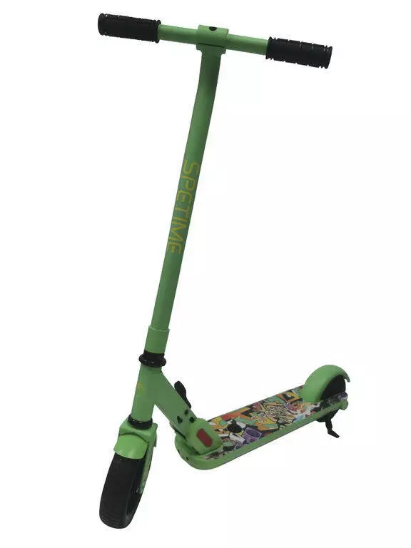 Детский электросамокат Spetime Electric Kickscooter E9 Green (Зеленый) Детский электросамокат Spetime Electric Kickscooter E9 Green (Зеленый)