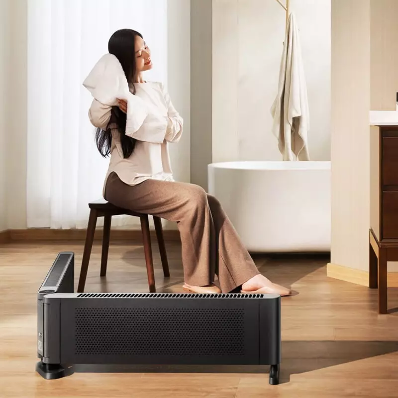 Умный электрический обогреватель Xiaomi Mijia Baseboard Electric Heater Graphene Heating 2 Foldable Version 2200W (TJXDNQ09ZM) Black (Черный) Умный электрический обогреватель Xiaomi Mijia Baseboard Electric Heater Graphene Heating 2 Foldable Version 2200W (TJXDNQ09ZM) Black (Черный)