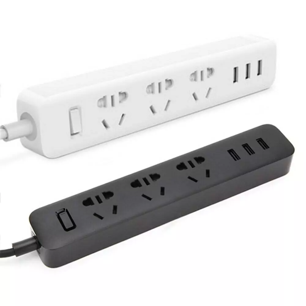 Удлинитель Xiaomi Power Strip 3 (XMCXB01QM) 1.8 м Black (Черный) Удлинитель Xiaomi Power Strip 3 (XMCXB01QM) 1.8 м Black (Черный)