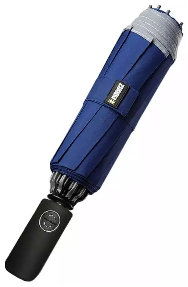 Зонт с фонариком Zuodu Reverse Folding Umbrella Blue (Синий) Зонт с фонариком Zuodu Reverse Folding Umbrella Blue (Синий)