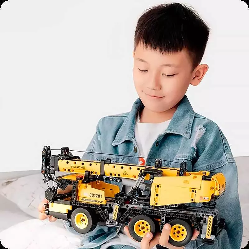 Конструктор Onebot Engineering Crane OBGCD56AIQI 716 PCS Yellow (Желтый) Конструктор Onebot Engineering Crane OBGCD56AIQI 716 PCS Yellow (Желтый)