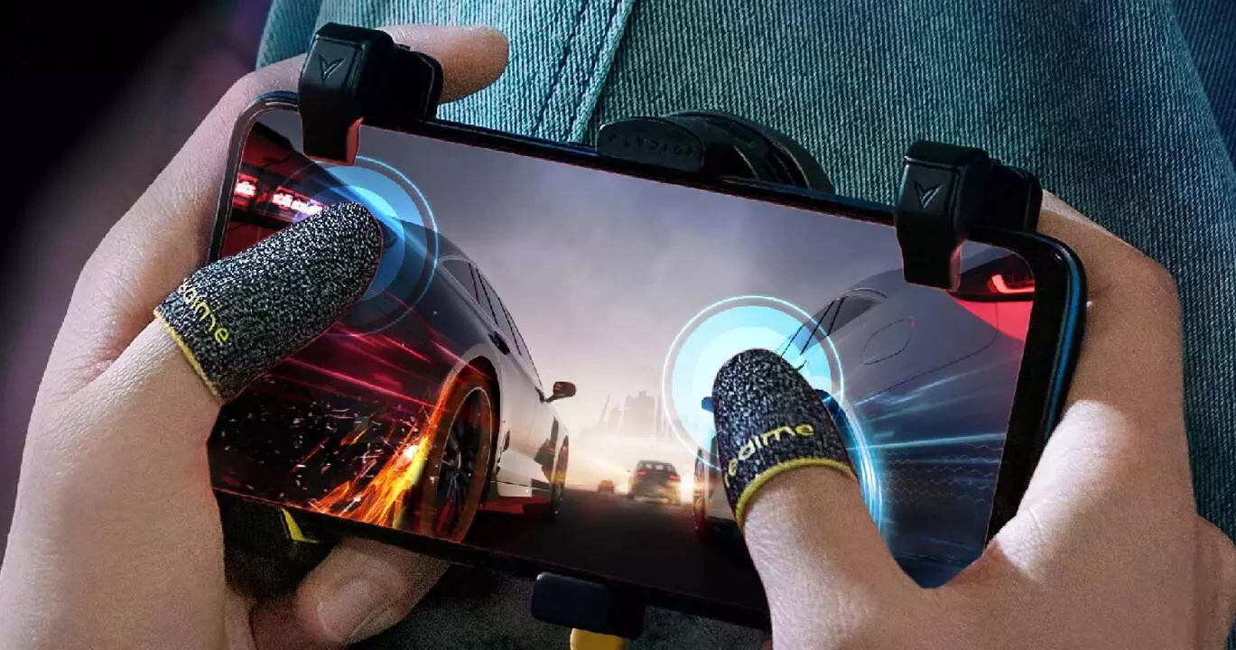 Игровые напальчники RealMe Mobile Game Finger Sleeves (RMT2025) Black (Черный) CN
