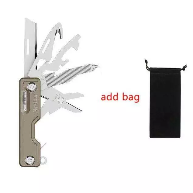 Мультитул NexTool Multifunctional Mini Knife (NE20100) (10 функций) Khaki (Хаки) Мультитул NexTool Multifunctional Mini Knife (NE20100) (10 функций) Khaki (Хаки)