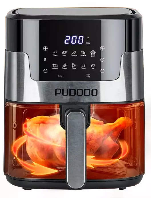 Аэрогриль PUDODO Smart Air Fryer 6L Аэрогриль PUDODO Smart Air Fryer 6L