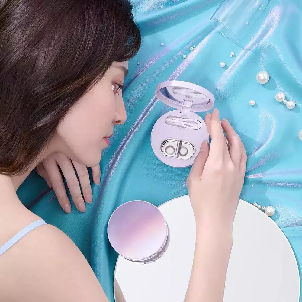 Ультразвуковой очиститель для контактных линз Lofans C5 Contact Lens Cleaning Box с зеркалом Purple (Фиолетовый)
