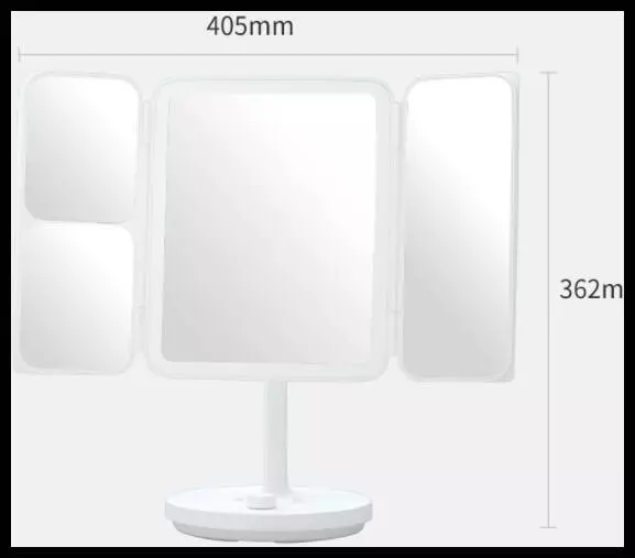 Зеркало косметическое с подсветкой Jordan & Judy LED Makeup Mirror (NV536) White (Белый) Зеркало косметическое с подсветкой Jordan & Judy LED Makeup Mirror (NV536) White (Белый)