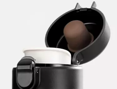 Термос Xiaomi Qujia 450ml Black (Черный)