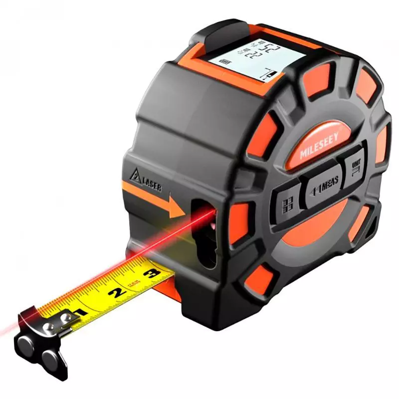 Рулетка лазерная Xiaomi Mileseey DT11 Laser Tape Measurer 40М Orange (Оранжевый) Рулетка лазерная Xiaomi Mileseey DT11 Laser Tape Measurer 40М Orange (Оранжевый)