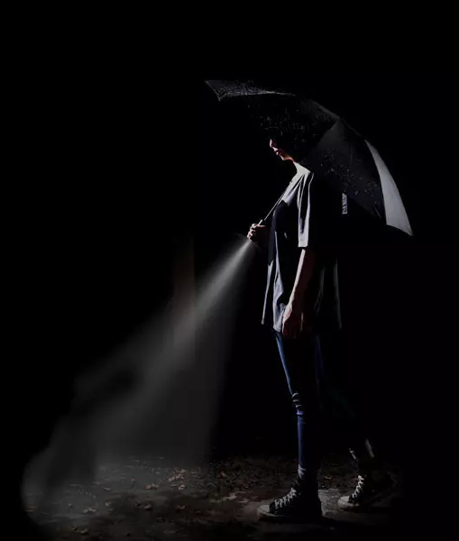 Зонт 90 Points NINETYGO Automatic Reverse Lighting Umbrella Black (Черный) Зонт 90 Points NINETYGO Automatic Reverse Lighting Umbrella Black (Черный)
