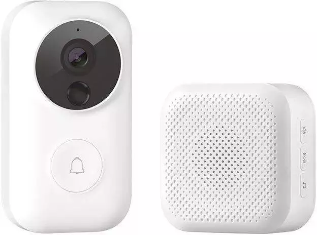 Умный дверной звонок и динамик Xiaomi Mijia Zero Intelligent Video Doorbell Set (FJ01MLTZ) White (Белый) Умный дверной звонок и динамик Xiaomi Mijia Zero Intelligent Video Doorbell Set (FJ01MLTZ) White (Белый)