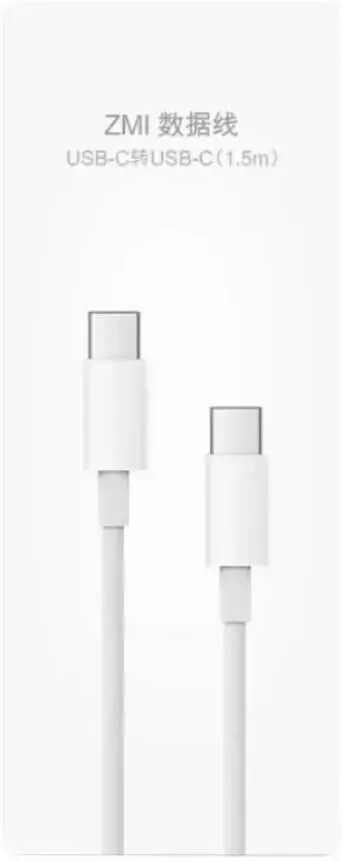 Кабель Xiaomi USB-C/USB-C ZMI 1,5m (AL301) White (Белый) Кабель Xiaomi USB-C/USB-C ZMI 1,5m (AL301) White (Белый)
