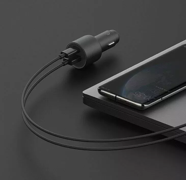 Автомобильное зарядное устройство Xiaomi Car Charger Fast Charging Version 1А1С 100W (CC007ZM) Black (Черный) Автомобильное зарядное устройство Xiaomi Car Charger Fast Charging Version 1А1С 100W (CC007ZM) Black (Черный)