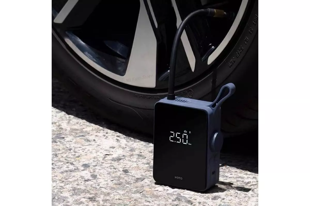 Автомобильный компрессор Xiaomi HOTO Portable Electric Air (QWCQB001) Dark Blue (Темно-синий) Автомобильный компрессор Xiaomi HOTO Portable Electric Air (QWCQB001) Dark Blue (Темно-синий)