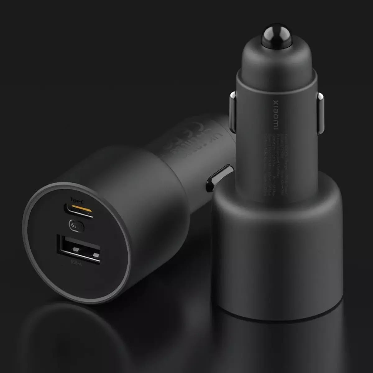 Автомобильное зарядное устройство Xiaomi Car Charger 1A1C 67W (USB-A + Type-C) Black (Черный) Автомобильное зарядное устройство Xiaomi Car Charger 1A1C 67W (USB-A + Type-C) Black (Черный)