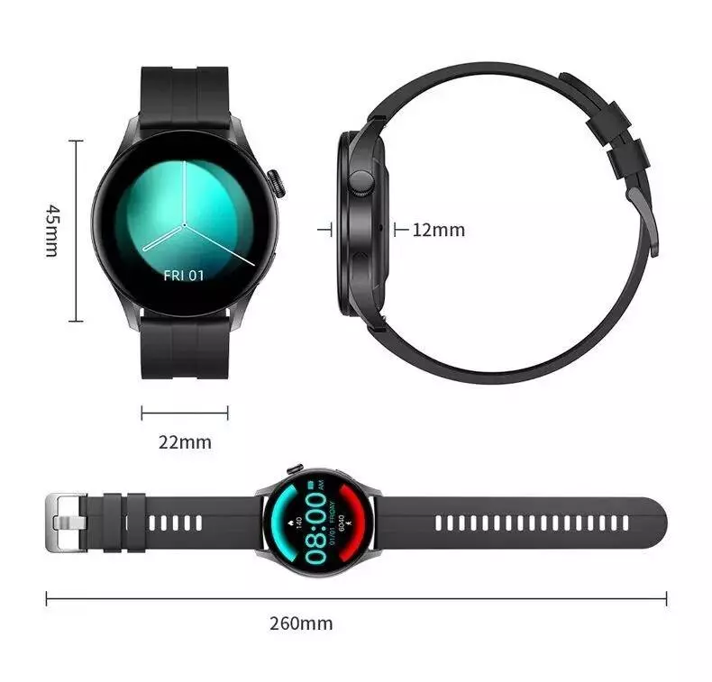 Умные часы Xiaomi Lofans GT9 Pro Black (Черный) Умные часы Xiaomi Lofans GT9 Pro Black (Черный)