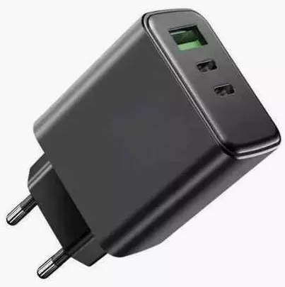 Зарядное устройство ProTap 65W GaN Charger 2C1A EU PT65 Black (Черный) Зарядное устройство ProTap 65W GaN Charger 2C1A EU PT65 Black (Черный)