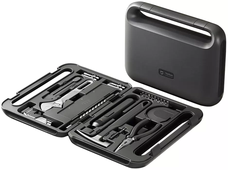 Набор инструментов универсальный Xiaomi Mijia Toolbox (MJGJX001QW) Black (Черный) CN Набор инструментов универсальный Xiaomi Mijia Toolbox (MJGJX001QW) Black (Черный) CN