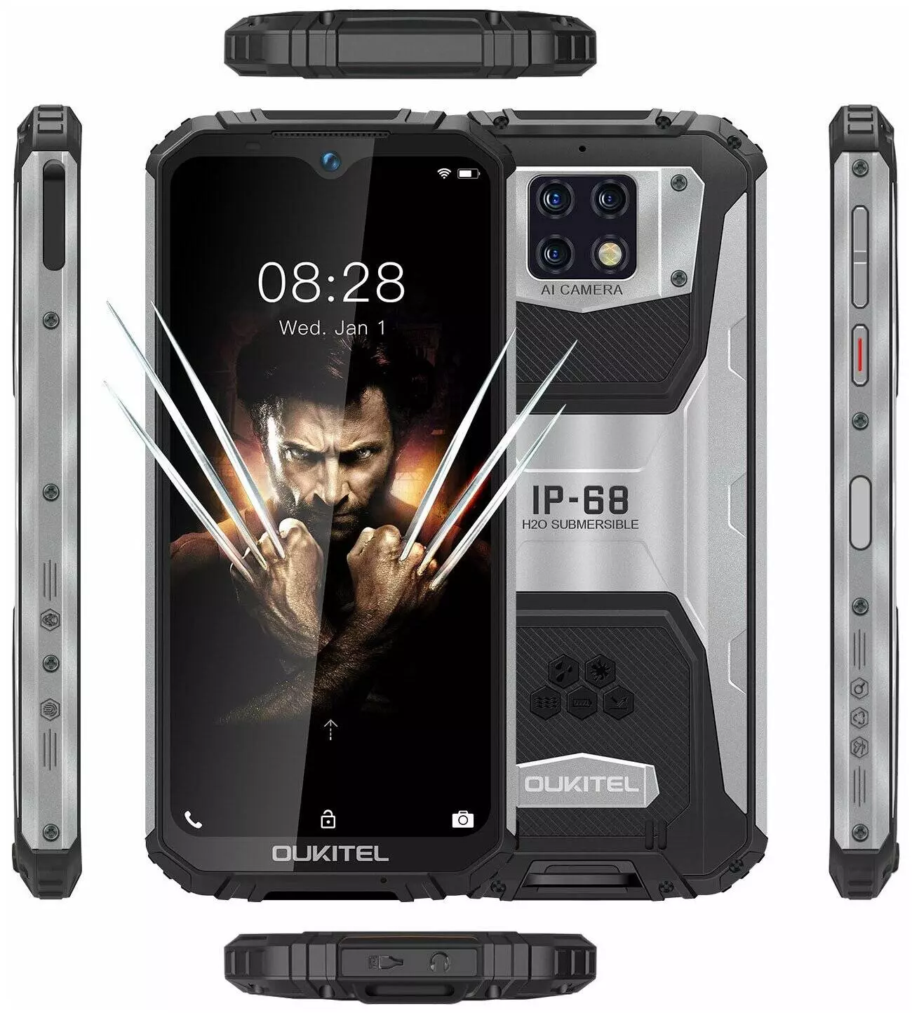 Смартфон Oukitel WP6 6/128Gb Black (Черный) CN Смартфон Oukitel WP6 6/128Gb Black (Черный) CN