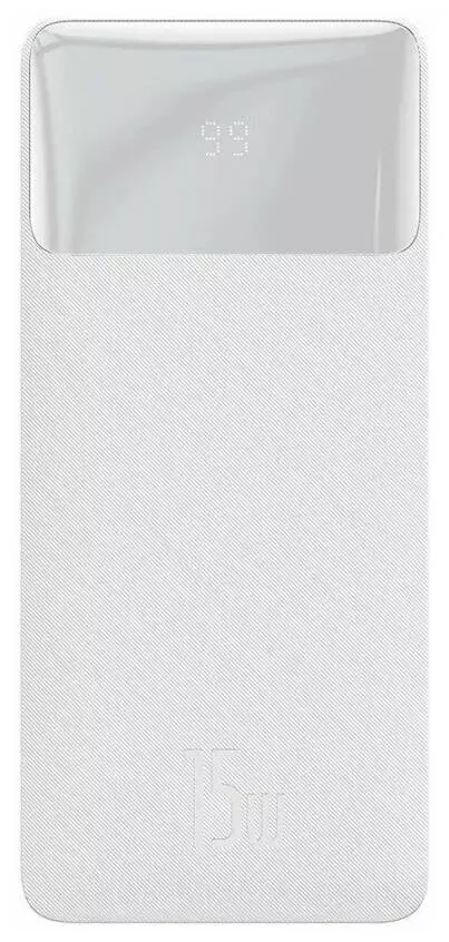Аккумулятор Baseus Bipow Digital Display Power bank 10000 mAh 15W (PPDML-I02) White (Белый) Аккумулятор Baseus Bipow Digital Display Power bank 10000 mAh 15W (PPDML-I02) White (Белый)