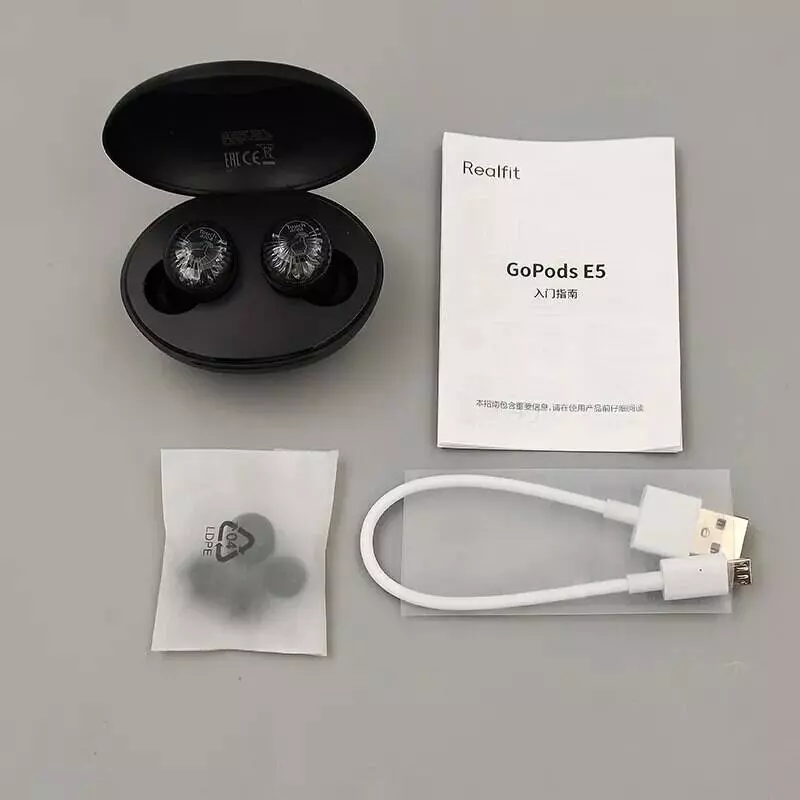 Беспроводные наушники Realme Dizo Realfit GoPods E5 (RT02) Black (Черный) Global Version Беспроводные наушники Realme Dizo Realfit GoPods E5 (RT02) Black (Черный) Global Version