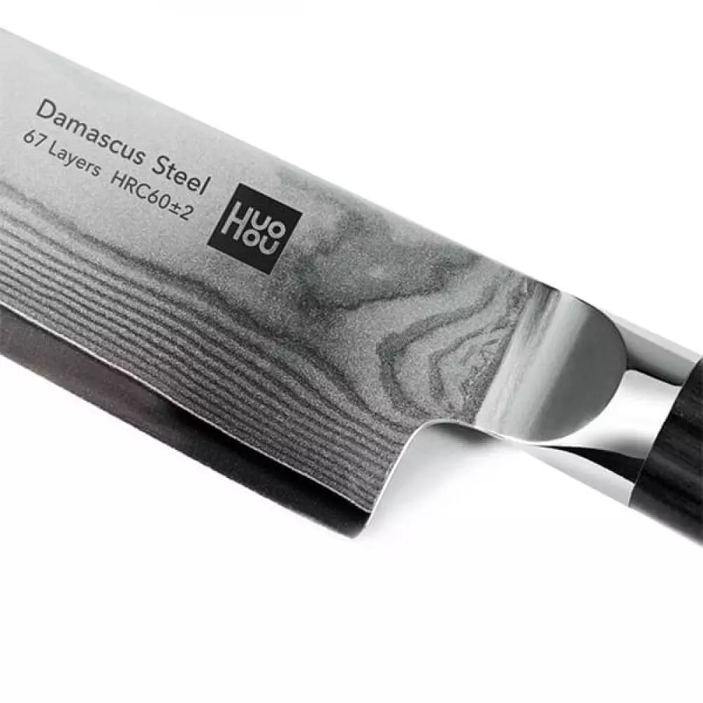 Набор ножей из дамасской стали Huo Hou Set of 5 Damascus Knife Sets (4 ножа с подставкой) (HU0073) Black (Черный) Набор ножей из дамасской стали Huo Hou Set of 5 Damascus Knife Sets (4 ножа с подставкой) (HU0073) Black (Черный)