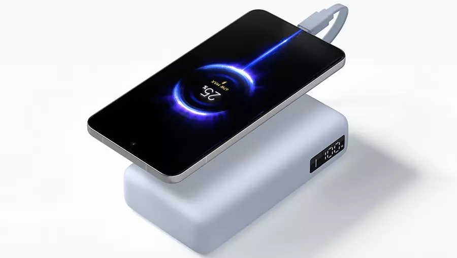 Внешний аккумулятор Xiaomi Mi Power Bank With Cable USB-C 20000mAh 67W (PB2067) Light Blue (Светло-синий) CN Внешний аккумулятор Xiaomi Mi Power Bank With Cable USB-C 20000mAh 67W (PB2067) Light Blue (Светло-синий) CN