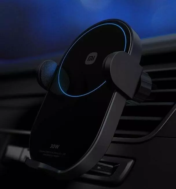 Держатель с беспроводной зарядкой Xiaomi Wireless Car Charger 30W (W03ZM) Black (Черный) Держатель с беспроводной зарядкой Xiaomi Wireless Car Charger 30W (W03ZM) Black (Черный)