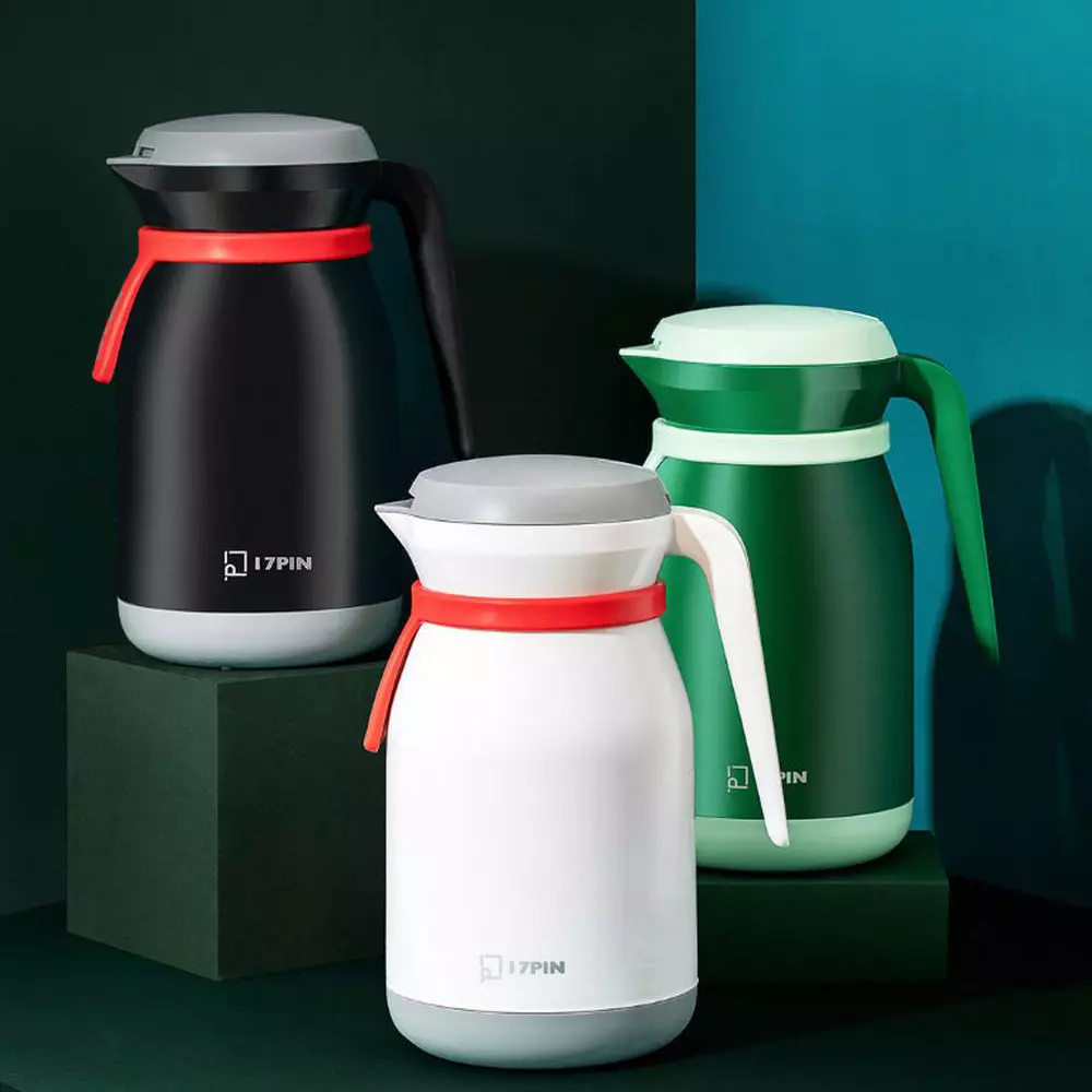 Термос Xiaomi 7PIN Kettle Red Bile Insulation Copper Green (Зеленый) Термос Xiaomi 7PIN Kettle Red Bile Insulation Copper Green (Зеленый)