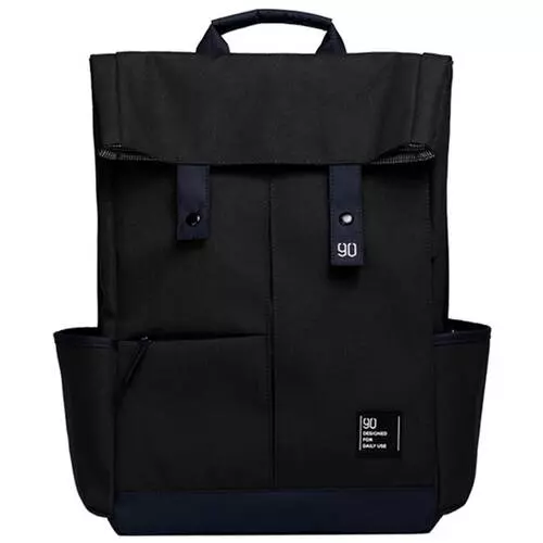 Рюкзак 90 Points Vibrant (with pocket) College Casual Backpack Black (Черный) Рюкзак 90 Points Vibrant (with pocket) College Casual Backpack Black (Черный)
