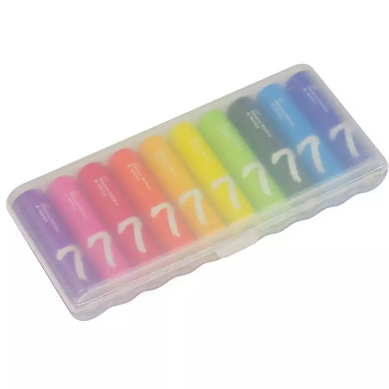 Батарейки Xiaomi ZMI Rainbow Zi7 AAA LR03 (10 шт) Color (Цветной) Батарейки Xiaomi ZMI Rainbow Zi7 AAA LR03 (10 шт) Color (Цветной)