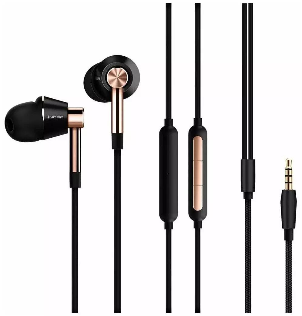 Наушники 1MORE Triple Driver (E1001BT) Gold (Золотистый) Global Version Наушники 1MORE Triple Driver (E1001BT) Gold (Золотистый) Global Version