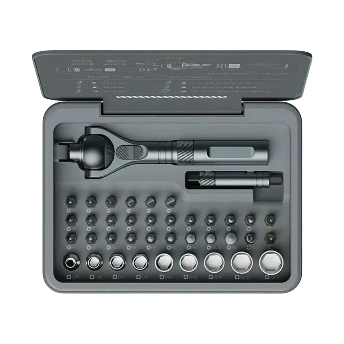 Набор инструментов ATuMan Duka RS2 Set (40 в 1) Black (Черный) Набор инструментов ATuMan Duka RS2 Set (40 в 1) Black (Черный)