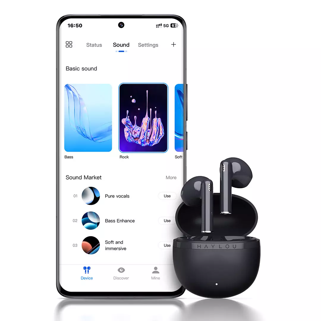 Беспроводные наушники Haylou X1 Plus Black (Черный) Global Version