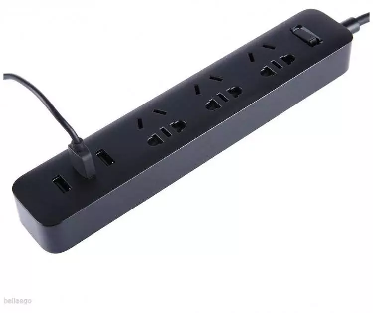 Удлинитель Xiaomi Power Strip 3 (XMCXB01QM) 1.8 м Black (Черный) Удлинитель Xiaomi Power Strip 3 (XMCXB01QM) 1.8 м Black (Черный)