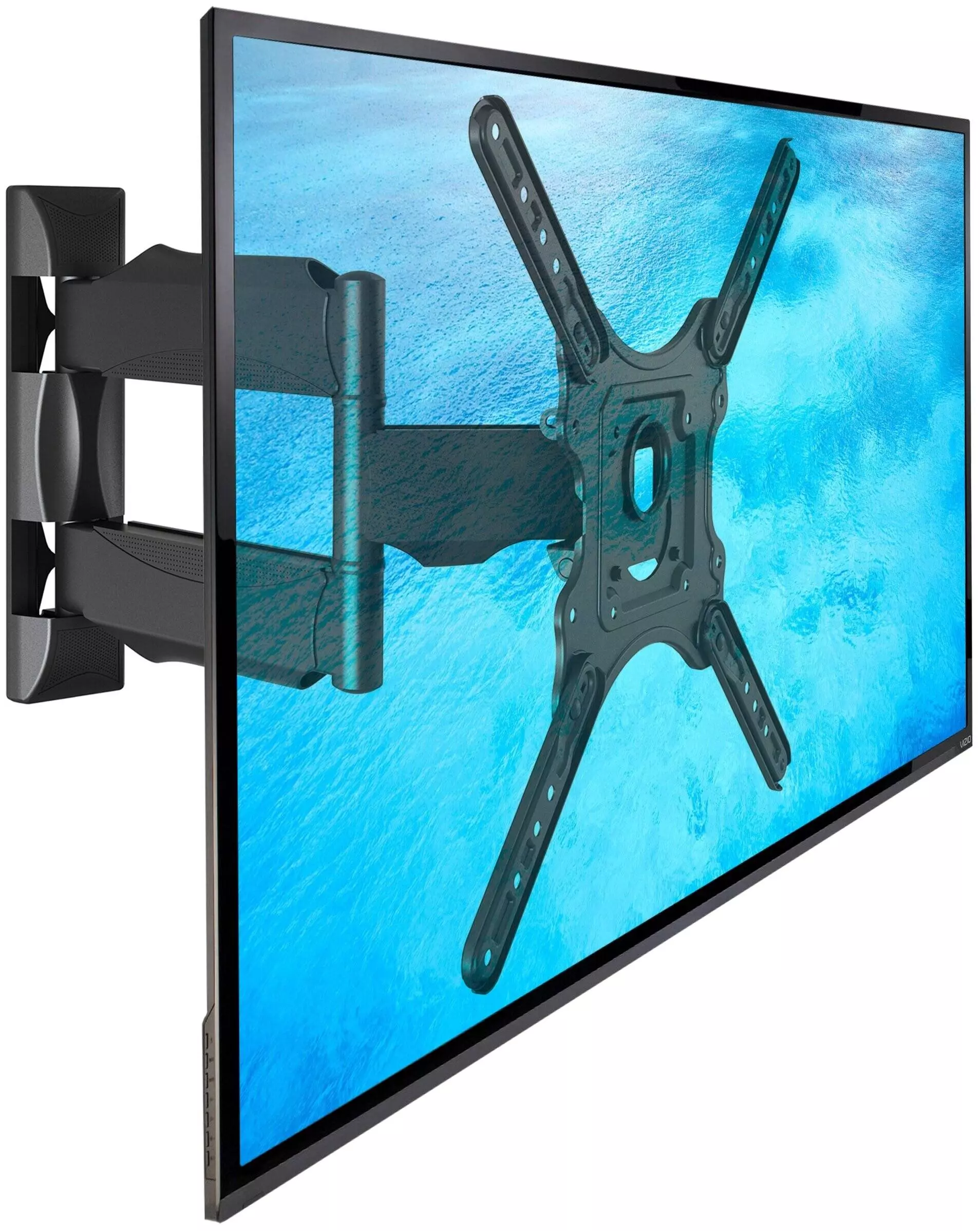 Кронштейн P4 наклонно-поворотный 32"- 55" Black (Черный)