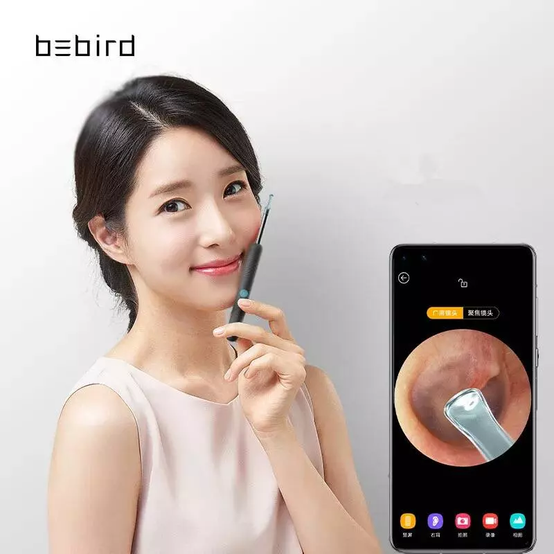 Умная ушная палочка Bebird Smart Visual Spoon Ear Stick R1+ Black (Черный) Умная ушная палочка Bebird Smart Visual Spoon Ear Stick R1+ Black (Черный)