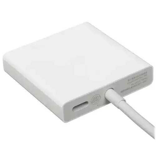 Многофункциональный адаптер Xiaomi USB-C - HDMI XMZJQCH2TM White (Белый) Многофункциональный адаптер Xiaomi USB-C - HDMI XMZJQCH2TM White (Белый)