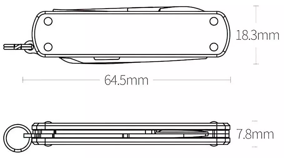 Мультитул Xiaomi Multi-function NexTool (NE0141) Black (Черный) Мультитул Xiaomi Multi-function NexTool (NE0141) Black (Черный)