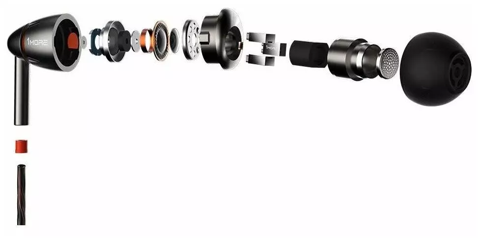 Наушники 1MORE Quad Driver In-Ear E1010 Gray (Серый) Global Version
