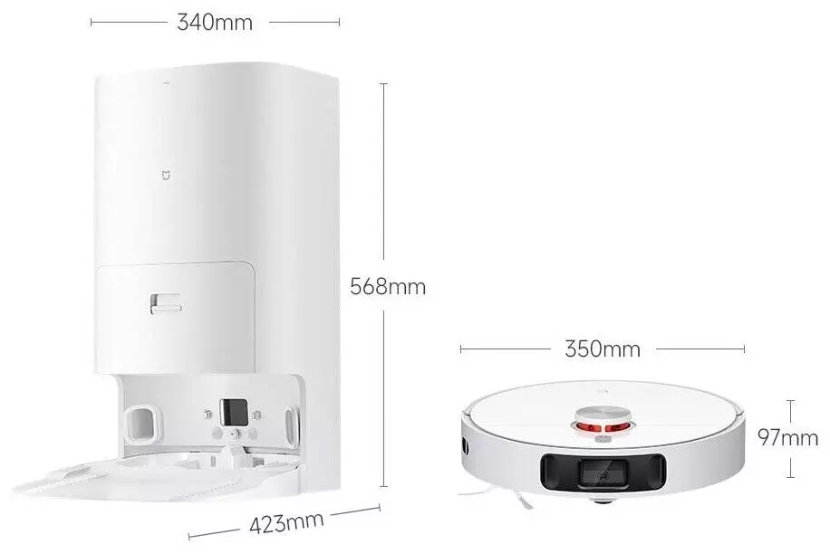 Робот-пылесос Xiaomi Mijia Omni Robot 1S Vacuum-Mop (B101CN) White (Белый)